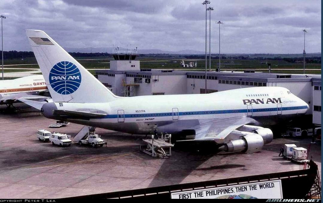 Pan Am Boeing 747 Clipper White Wing at Tokyo airport