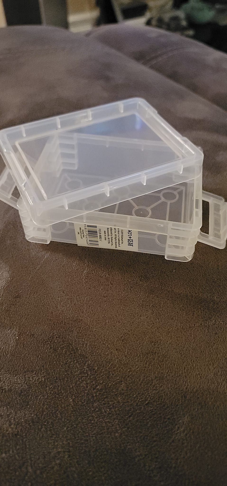 4 Pcs Transparent Stamp Display Box - Plastic Storage Cases For Collectors, Clear Organizer For Stamps & Small Items