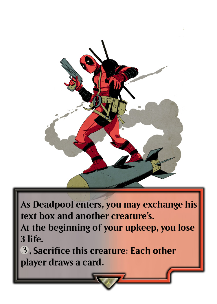 Magic: the Gathering MTG | Here are some Deadpool tokens to replace ...
