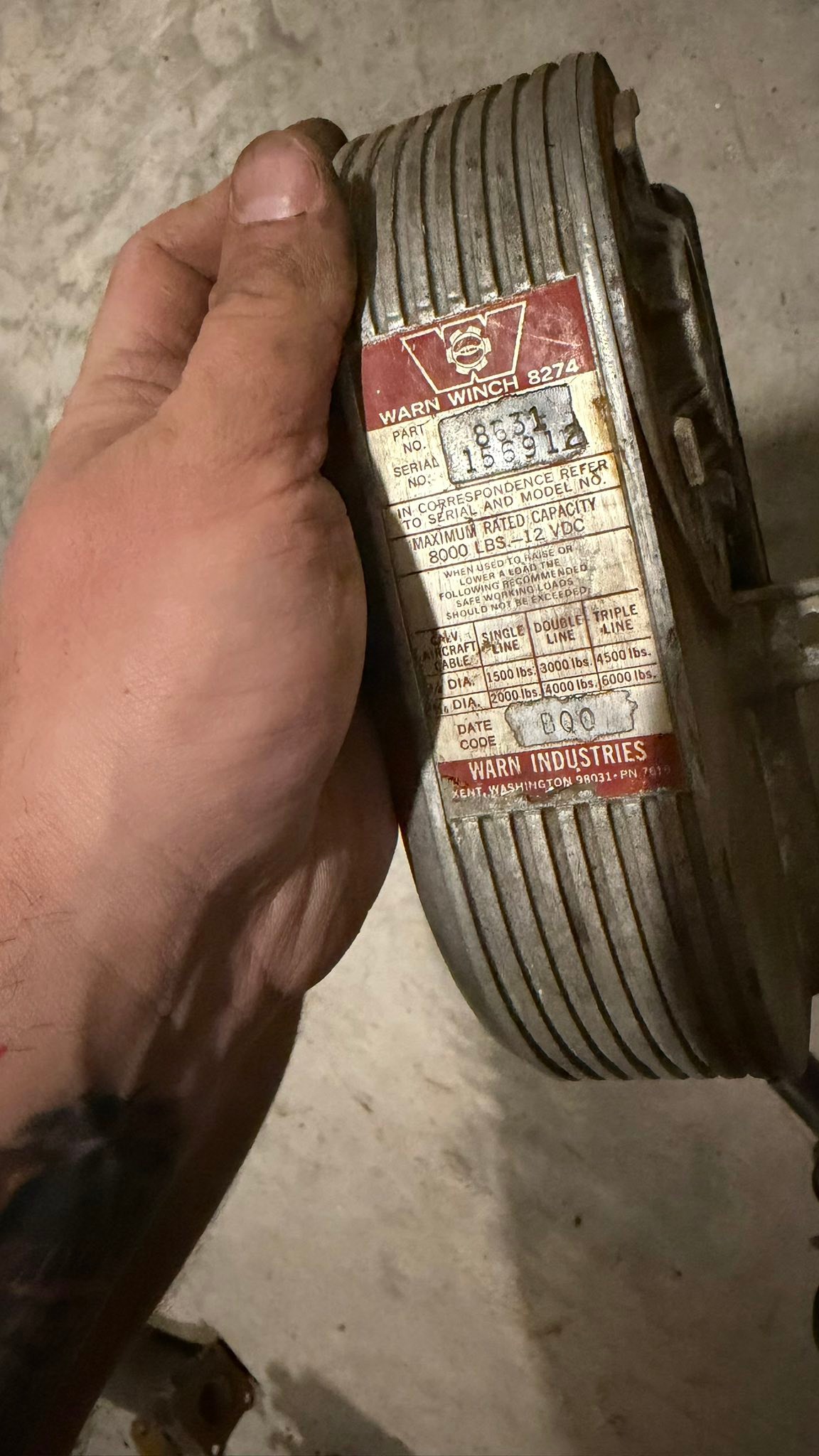 ワルツ機械 初期ロッド シリアルナンバー2桁代 Decoding serial numbers for production dates?