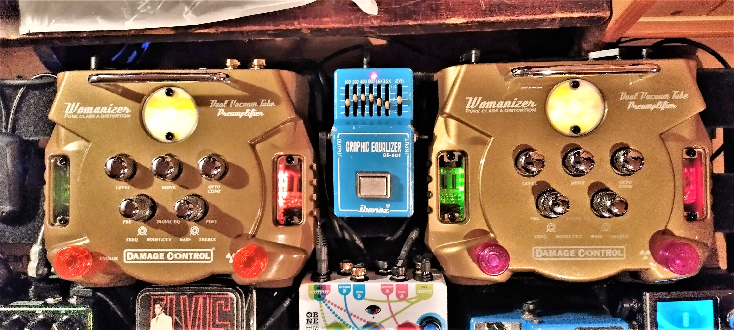Anyone else using these pre-Strymon Damage Control tube pedals?