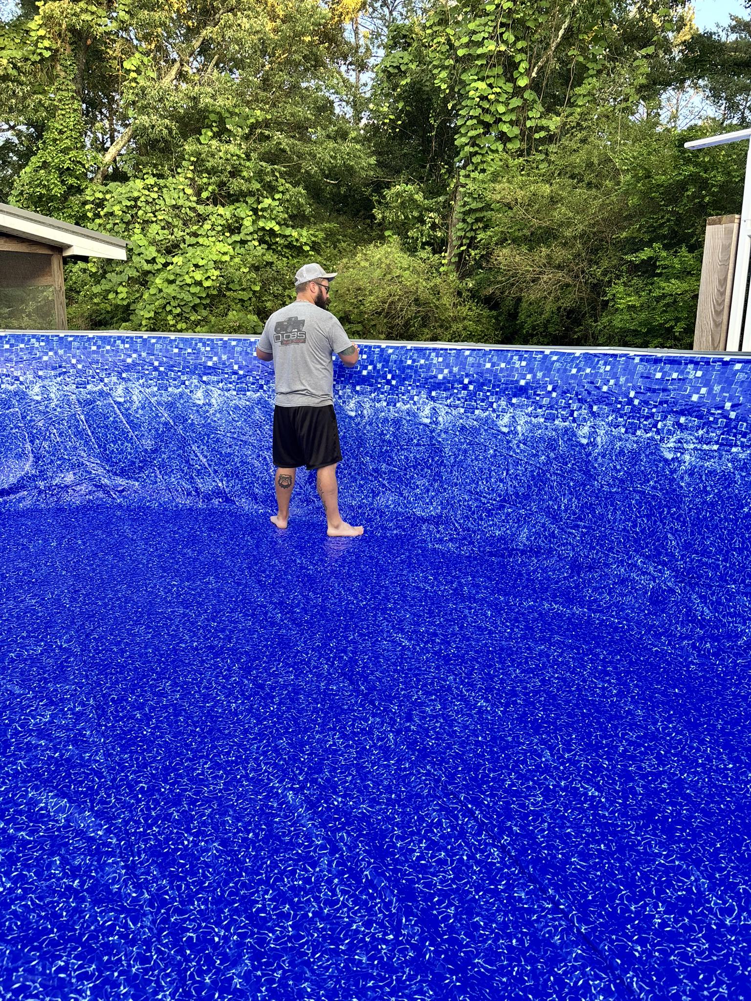 Above Ground Pool Pad 15 Ft Round 15 FT Round - Puncture Protection Mat ...