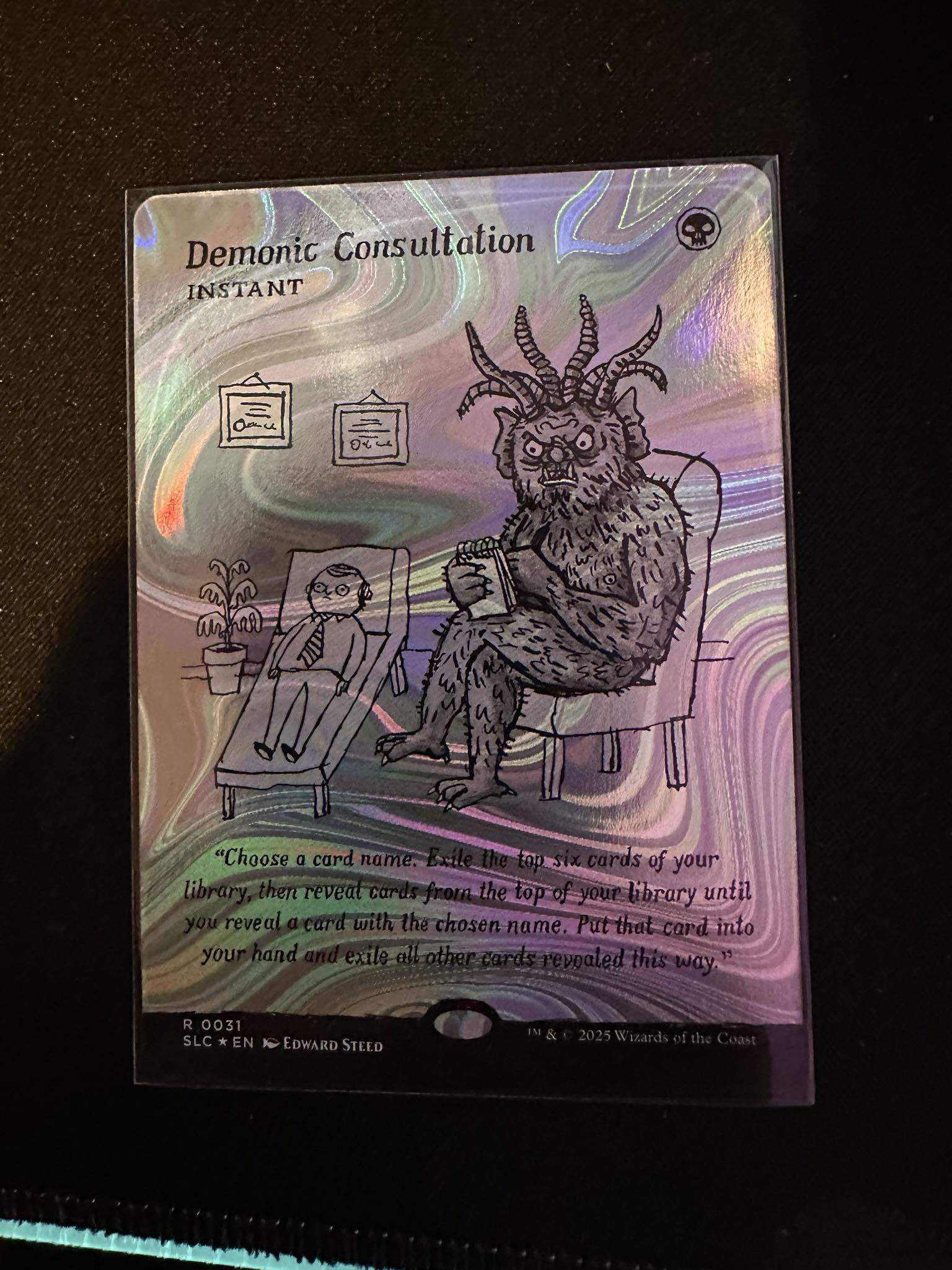 Hymn to Tourach, Zo-Zu, and Demonic Consultation halo foils for sale