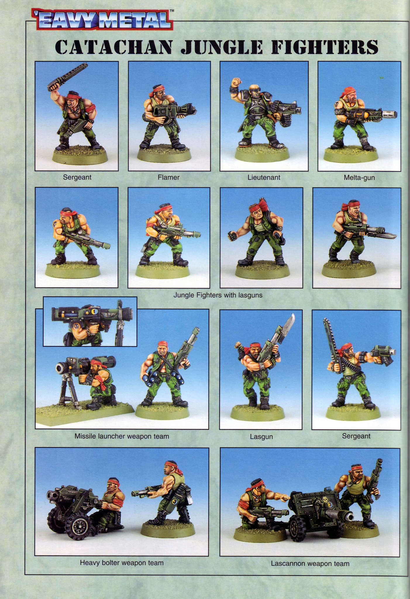 Old Imperial Guard Codex and Metal Models