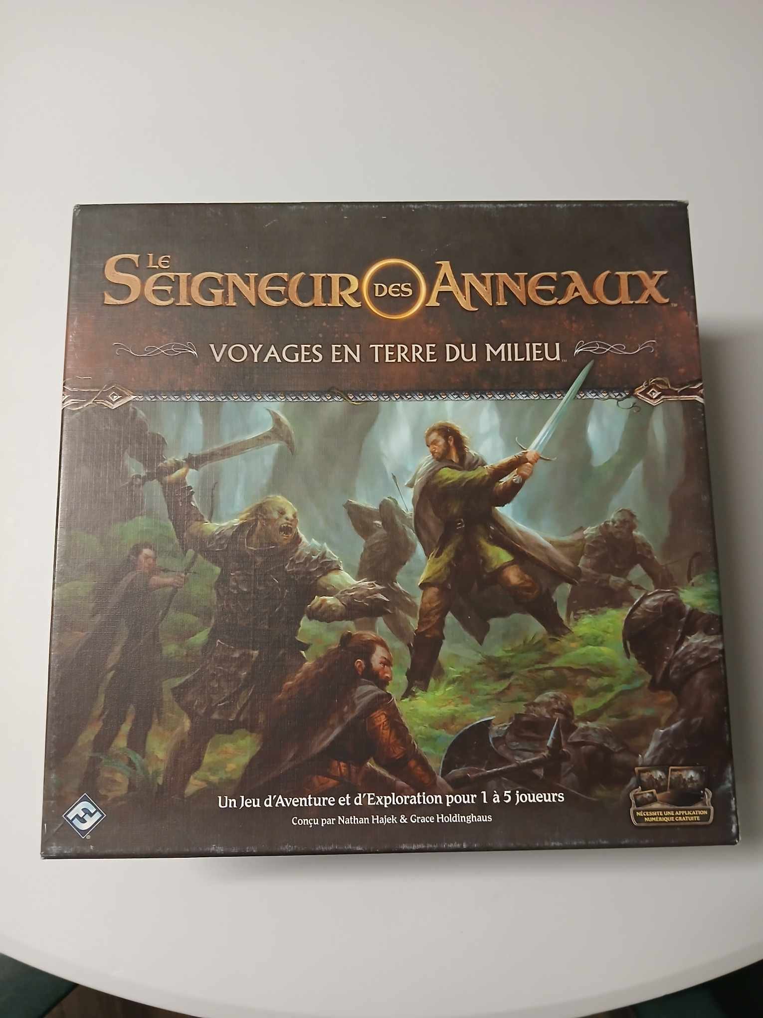Tapis De Jeu Seigneur Des Anneaux - Carte Terre Du Milieu LOTR TCG 61x35,6cm Surface Tissu Lisse