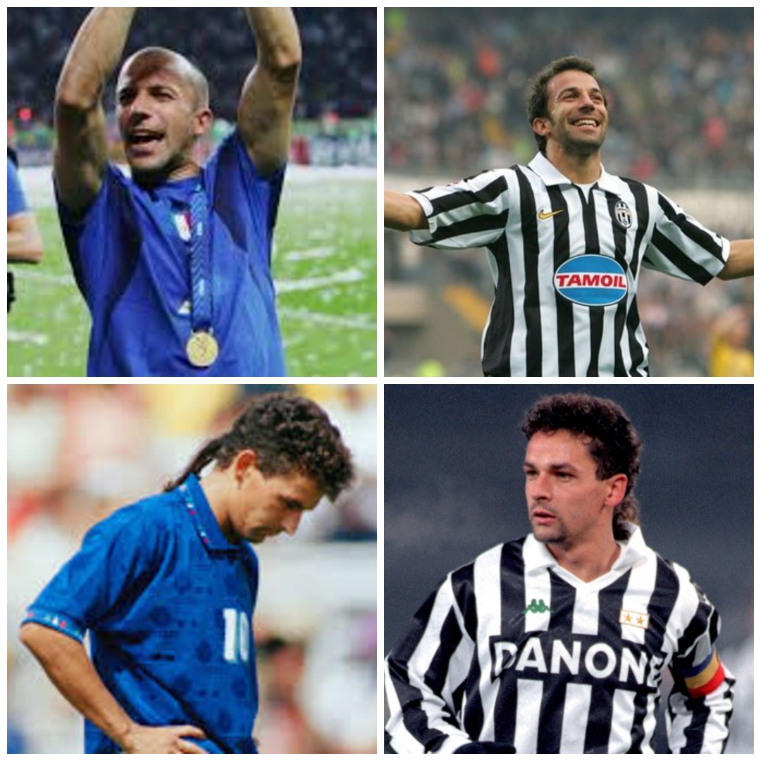 Del Piero v Baggio head to head **🤔 One became a legend for Italy