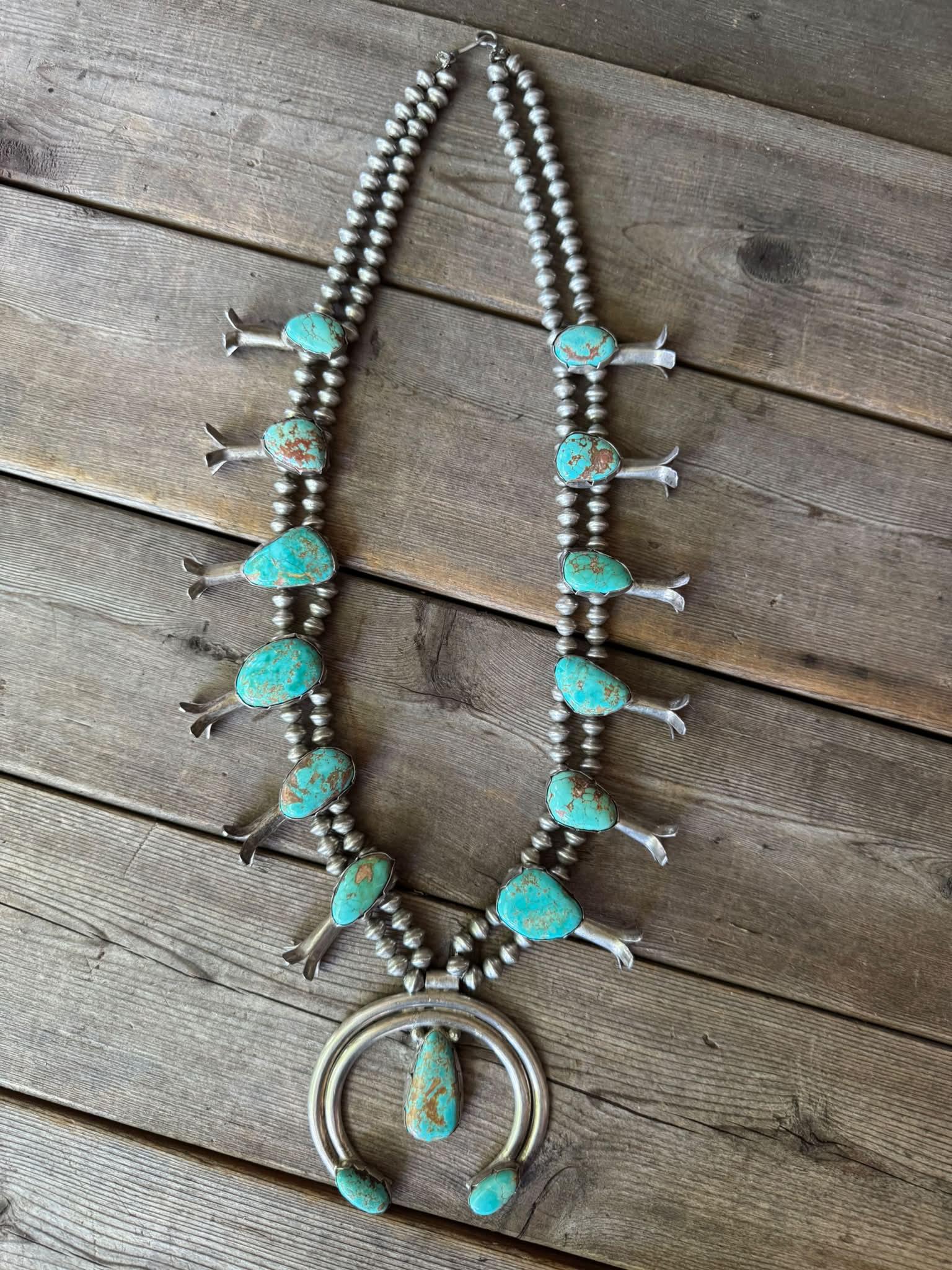 What are the stones in my Navajo necklace and is the Irvin Gene