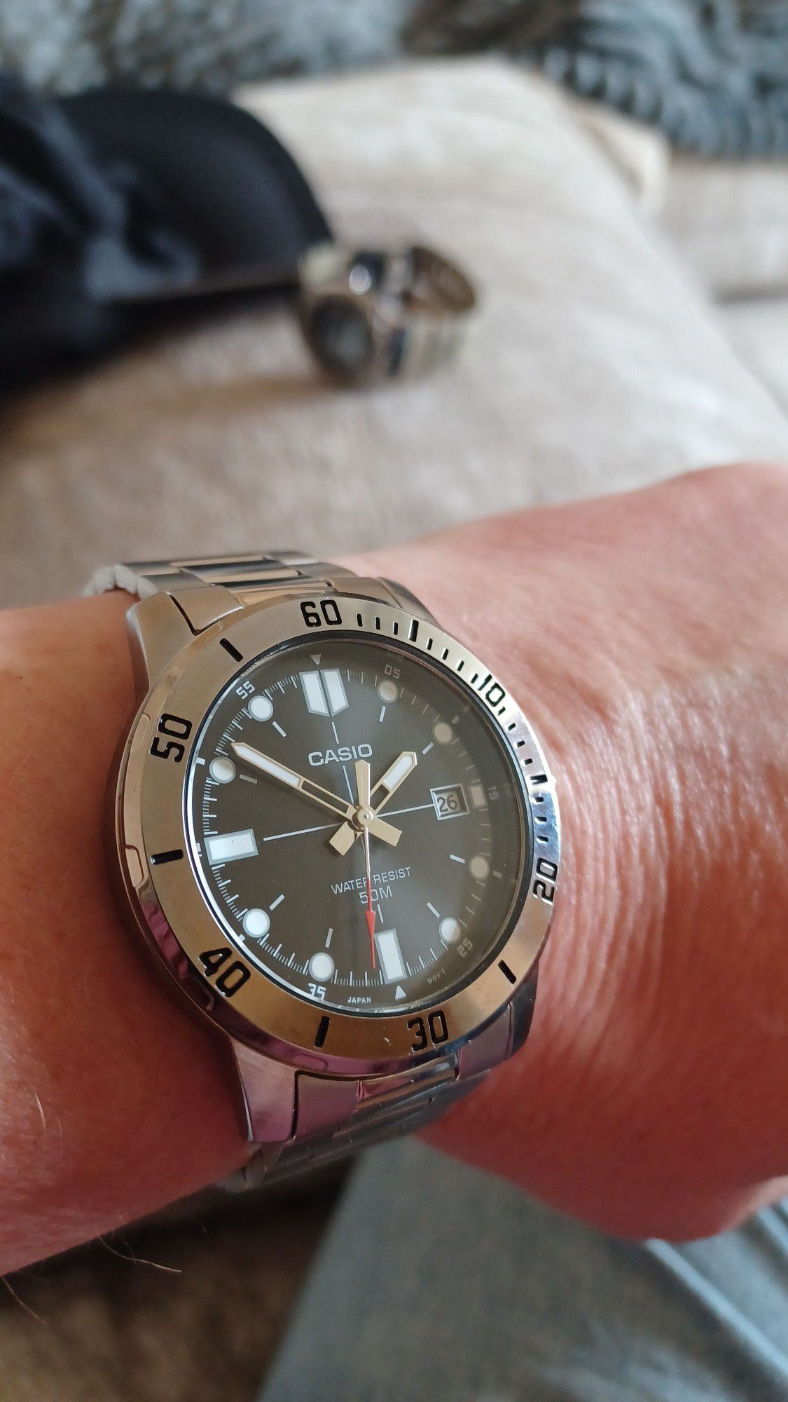 Casio Edifice 5345 - picked this up in a charity shop (it wasn't