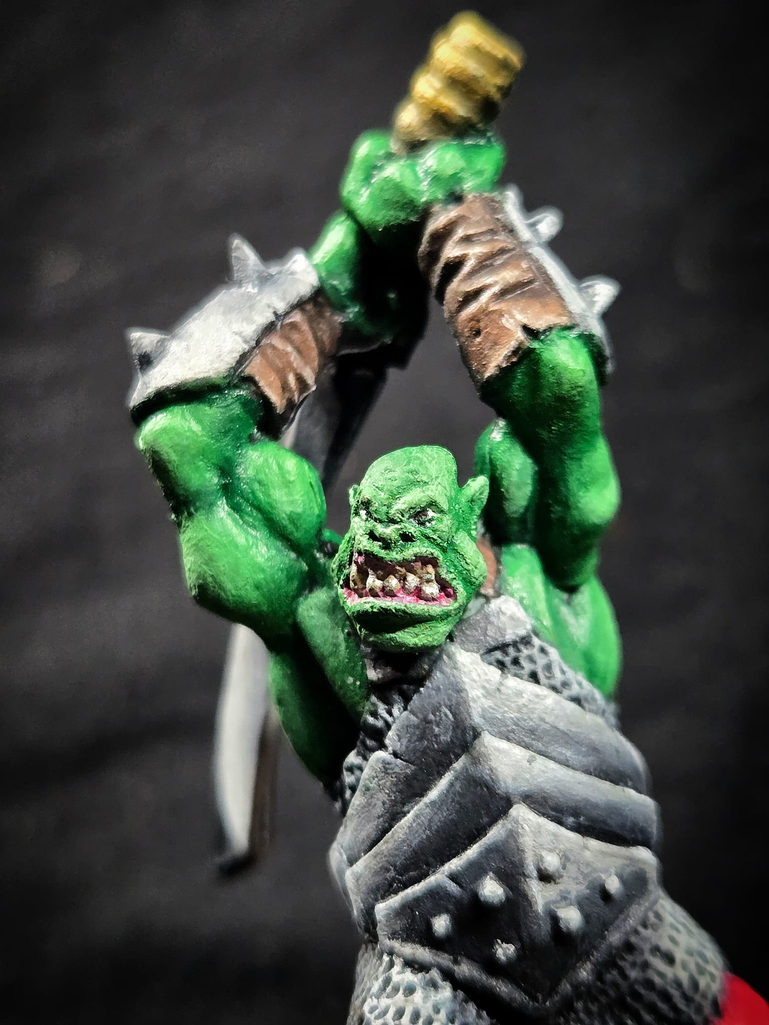 Figurine Orc Berserker REAPER Bones - 60 Mm, Pour Jeux De Rôle Et Peinture, Non Peinte