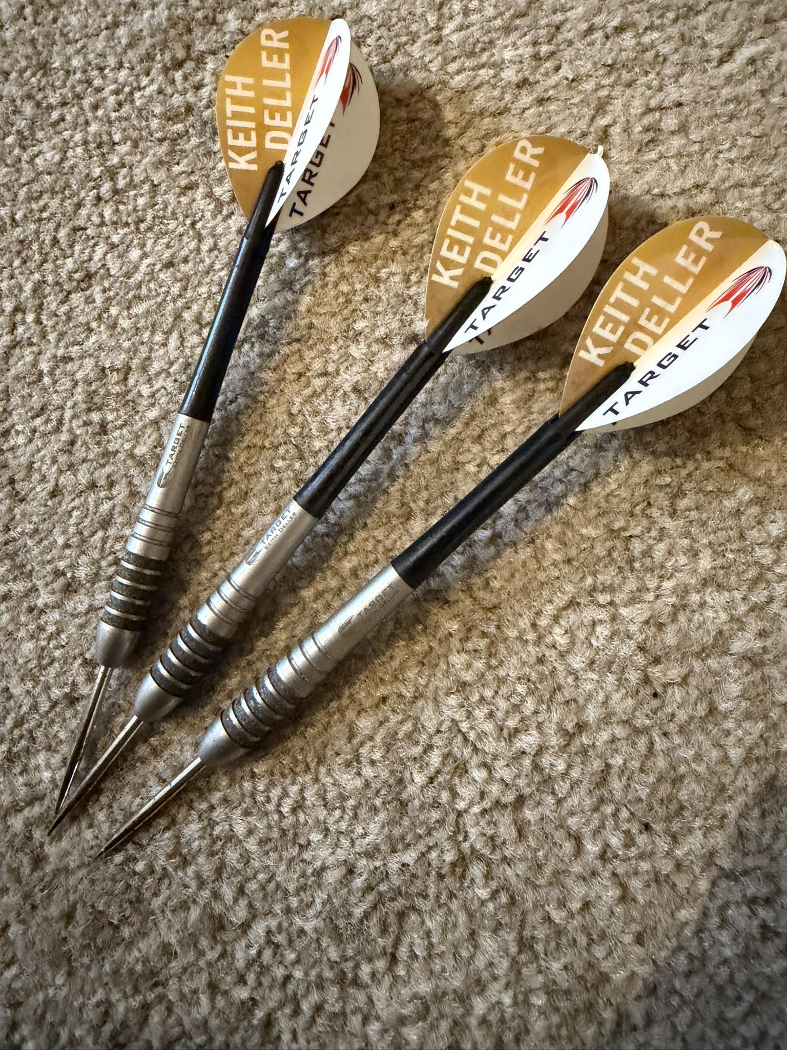 I have acquired, these target Keith deller darts from a friend
