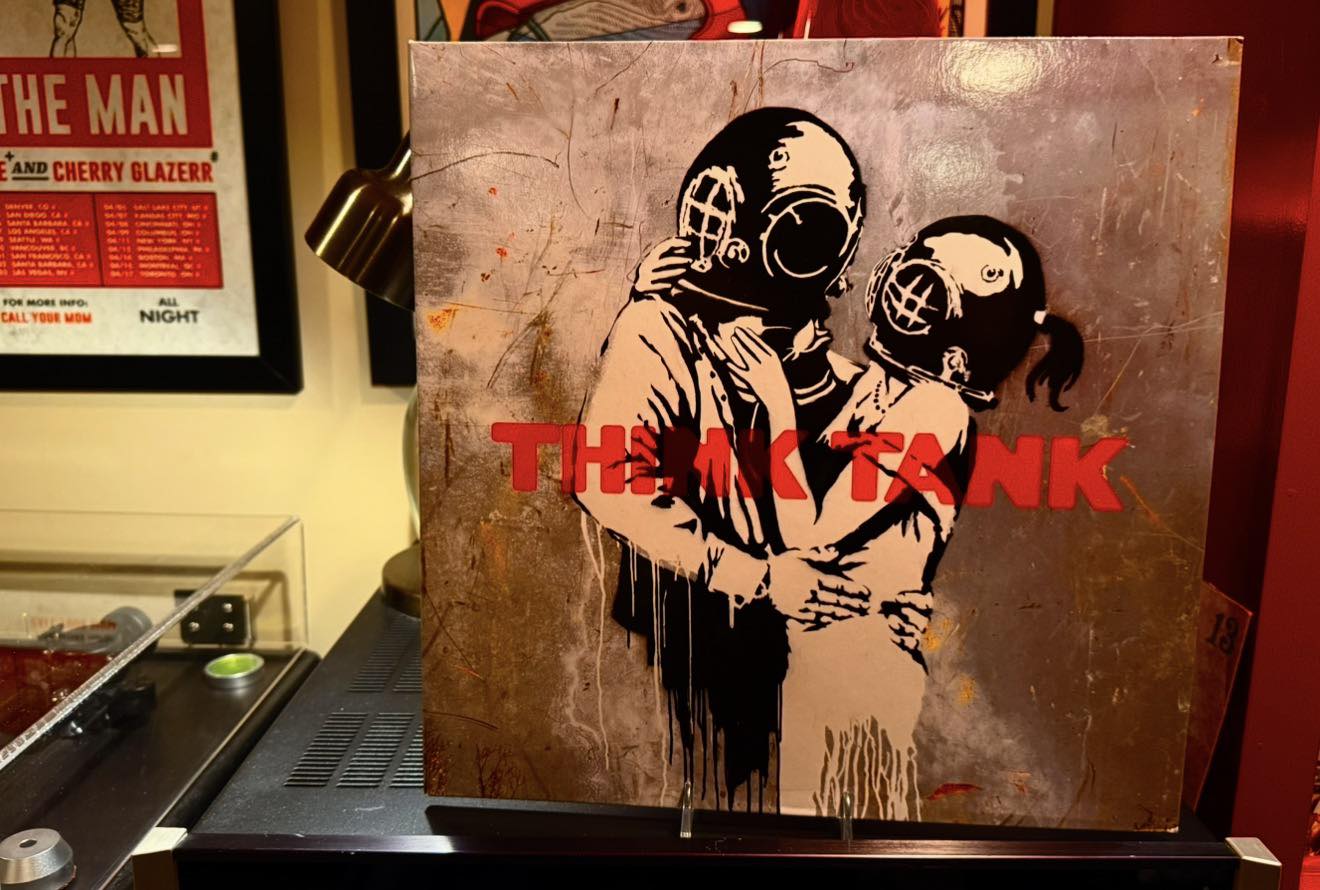 Blur's Think Tank album cover and Banksy's possible reveal
