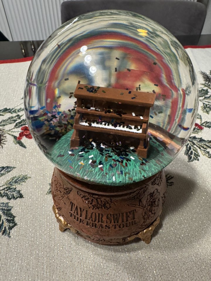 Does direction of piano in Taylor Swift Eras Tour snow globe