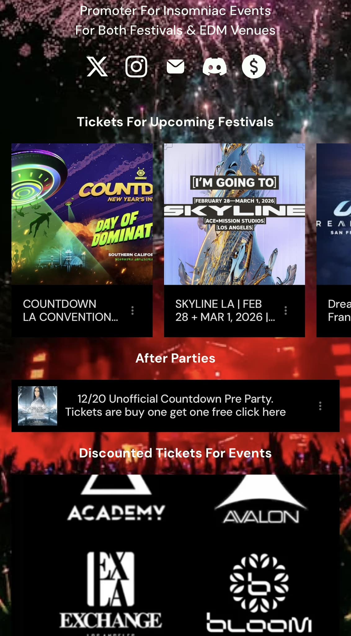 EDM FESTIVALS AND RAVES IN CALIFORNIA | To help the community out save ...