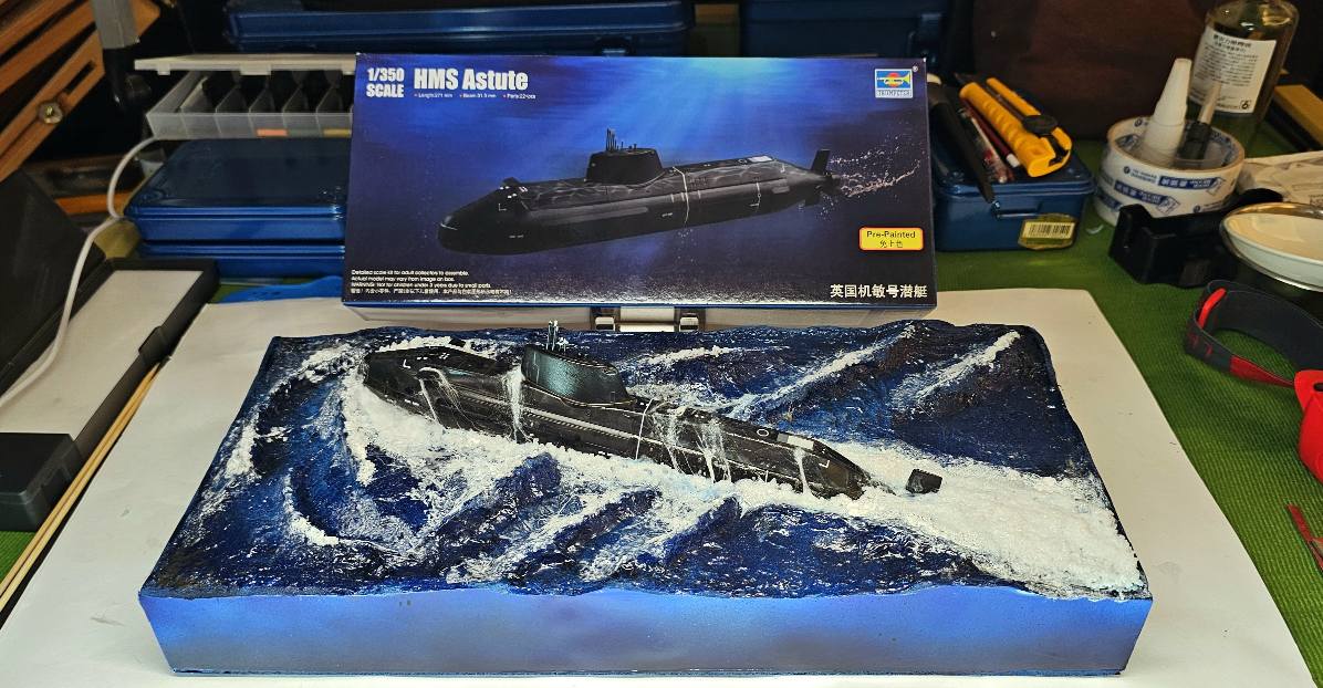 模型研究社 The Plastic Model research association | TRUMPEYER 機敏號1/350簡易舊化 ...