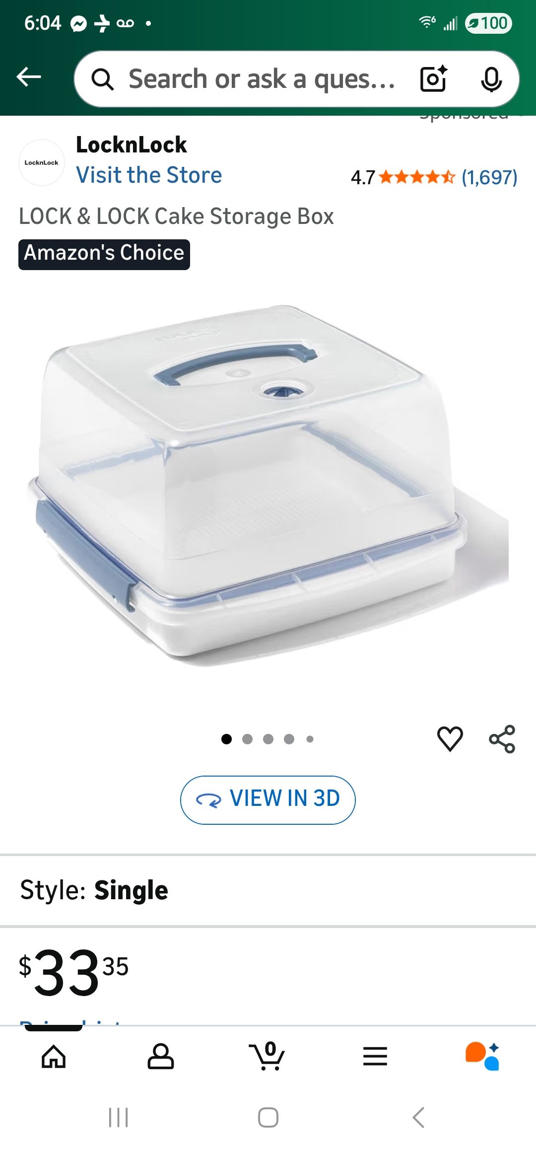 Mile High Pound Cakes I ordered this cake carrier and it's the