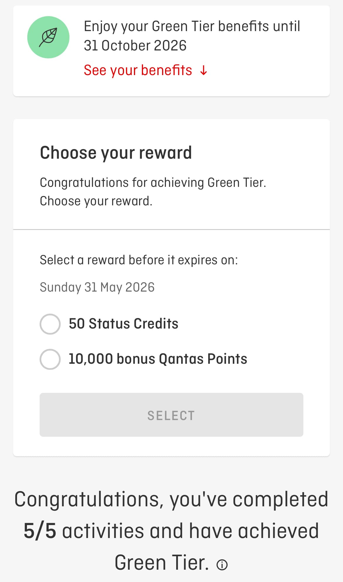Qantas Points Collectors | Qantas Green Tier tip | Facebook