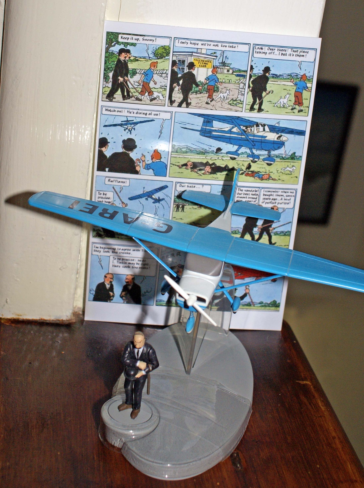 Broche Rare Club Tintin Aviation - Années 1950 - Dorée - Occasion Collector