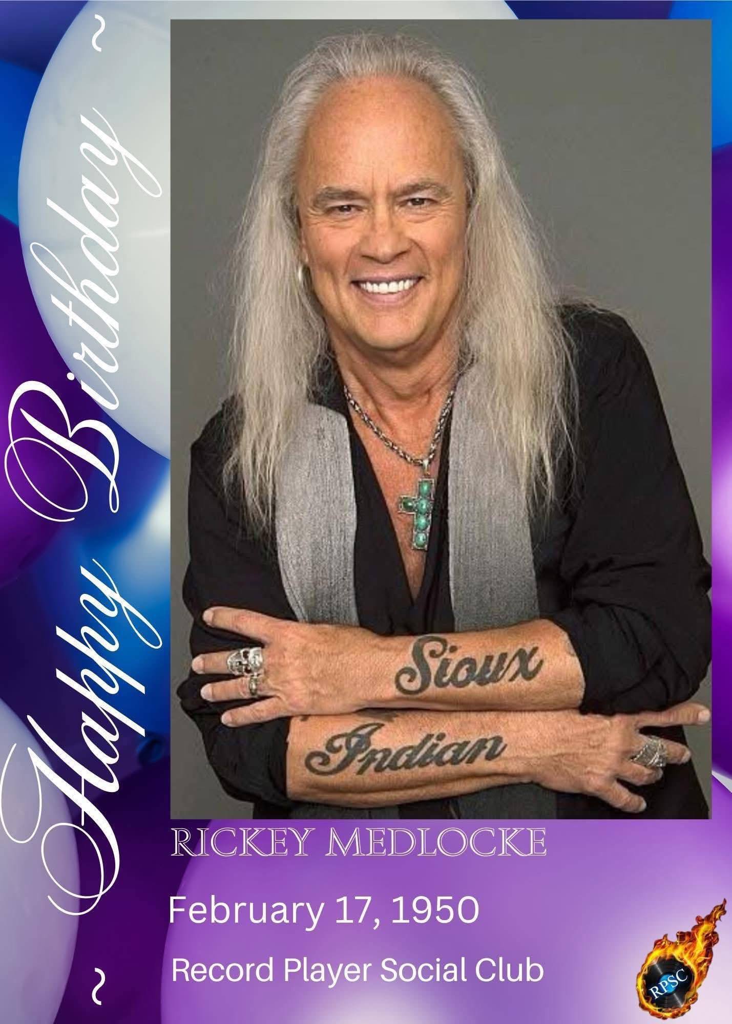 HAPPY BIRTHDAY! Rickey Medlocke [February 17, 1950] (Native 