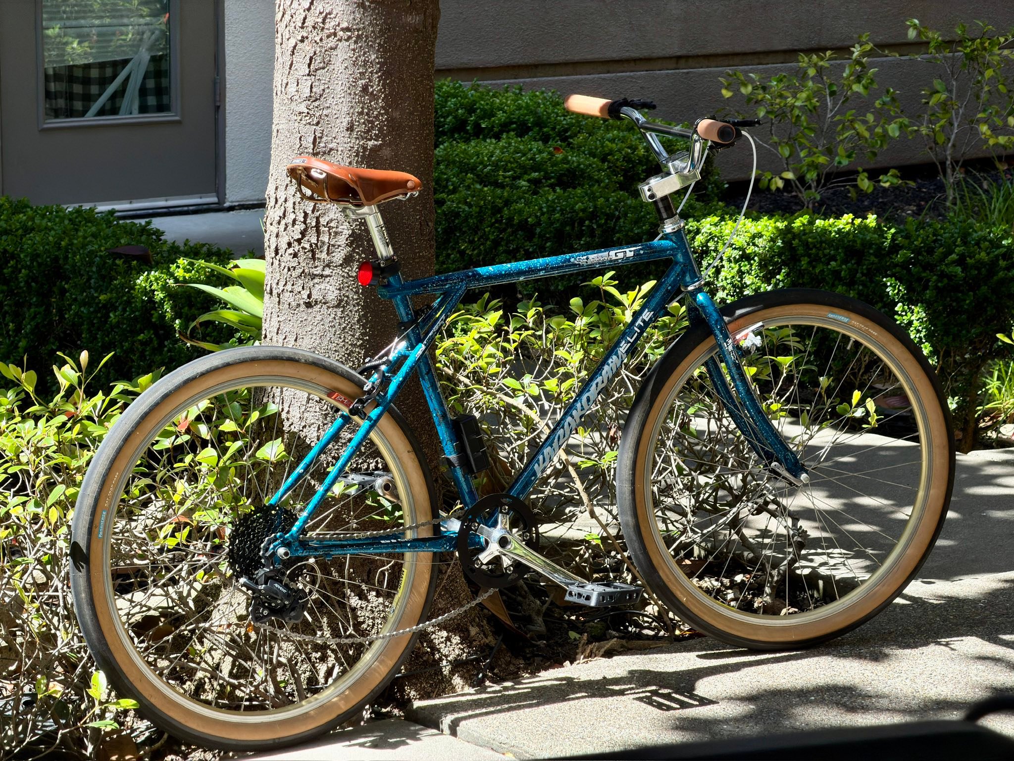 Early 90's GT bike with Advent 1x9 and swept bars