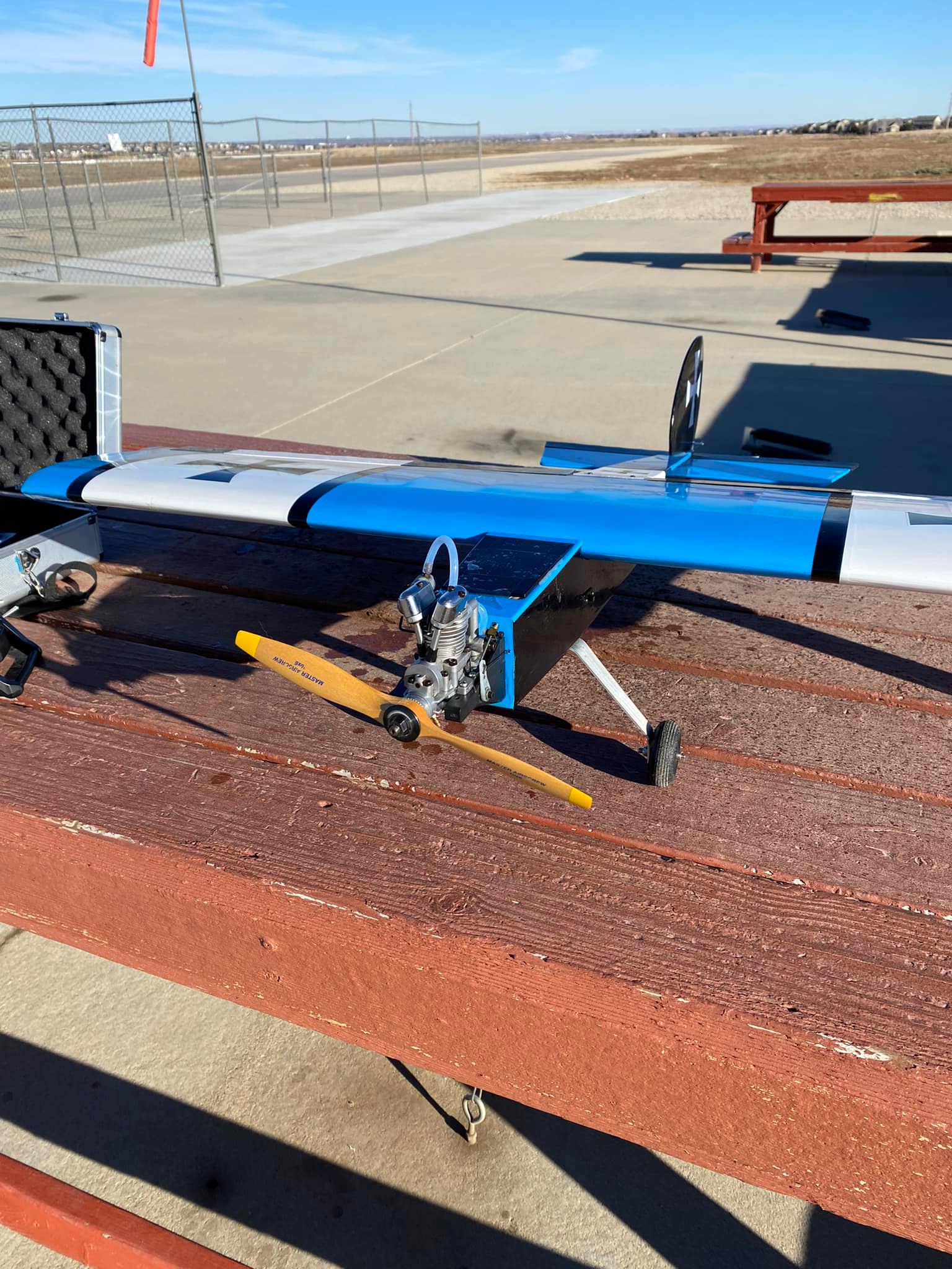 Saito fa-30s engine on Hobbyking mini stick