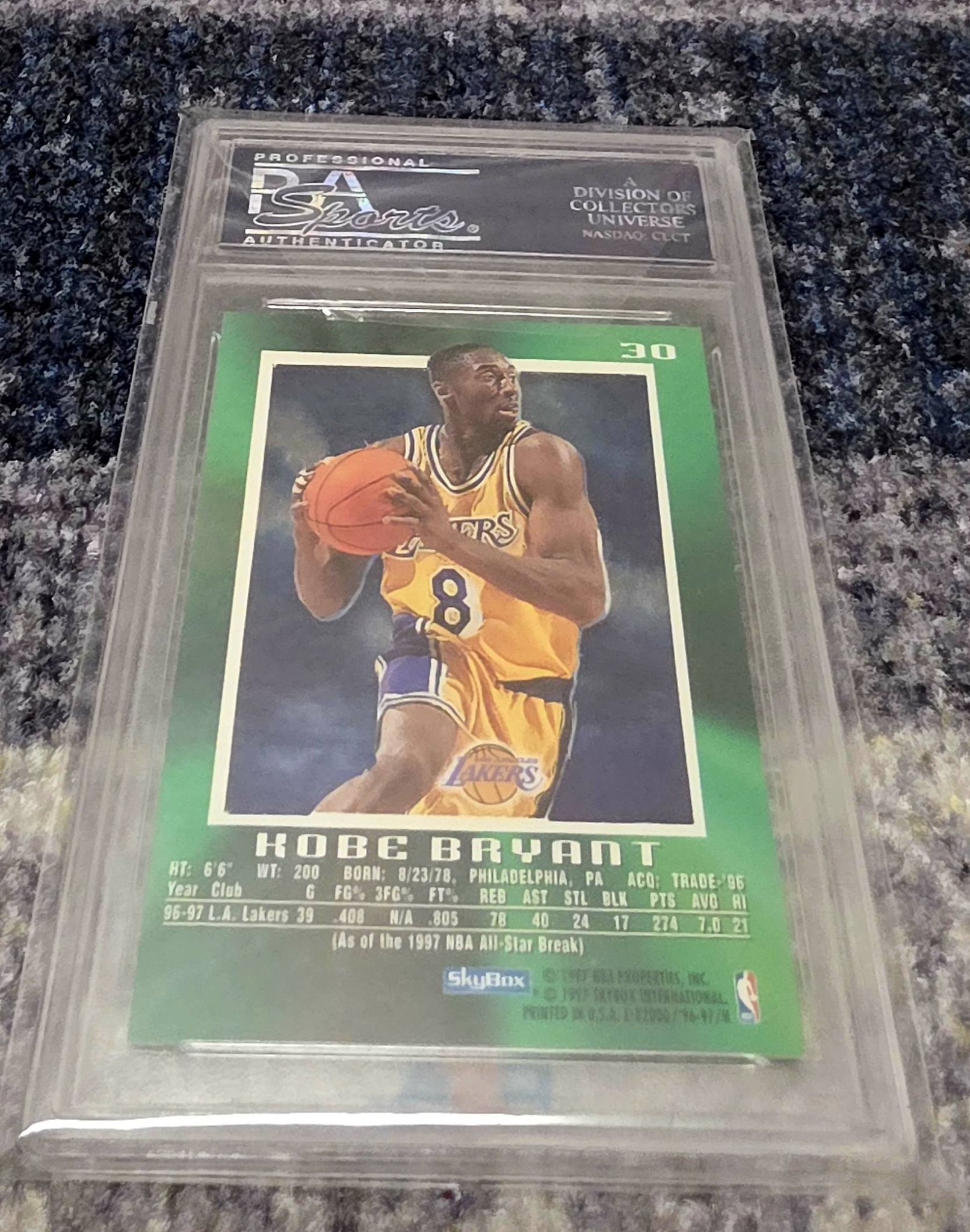 1997-98 skybox z-force rave card for sale
