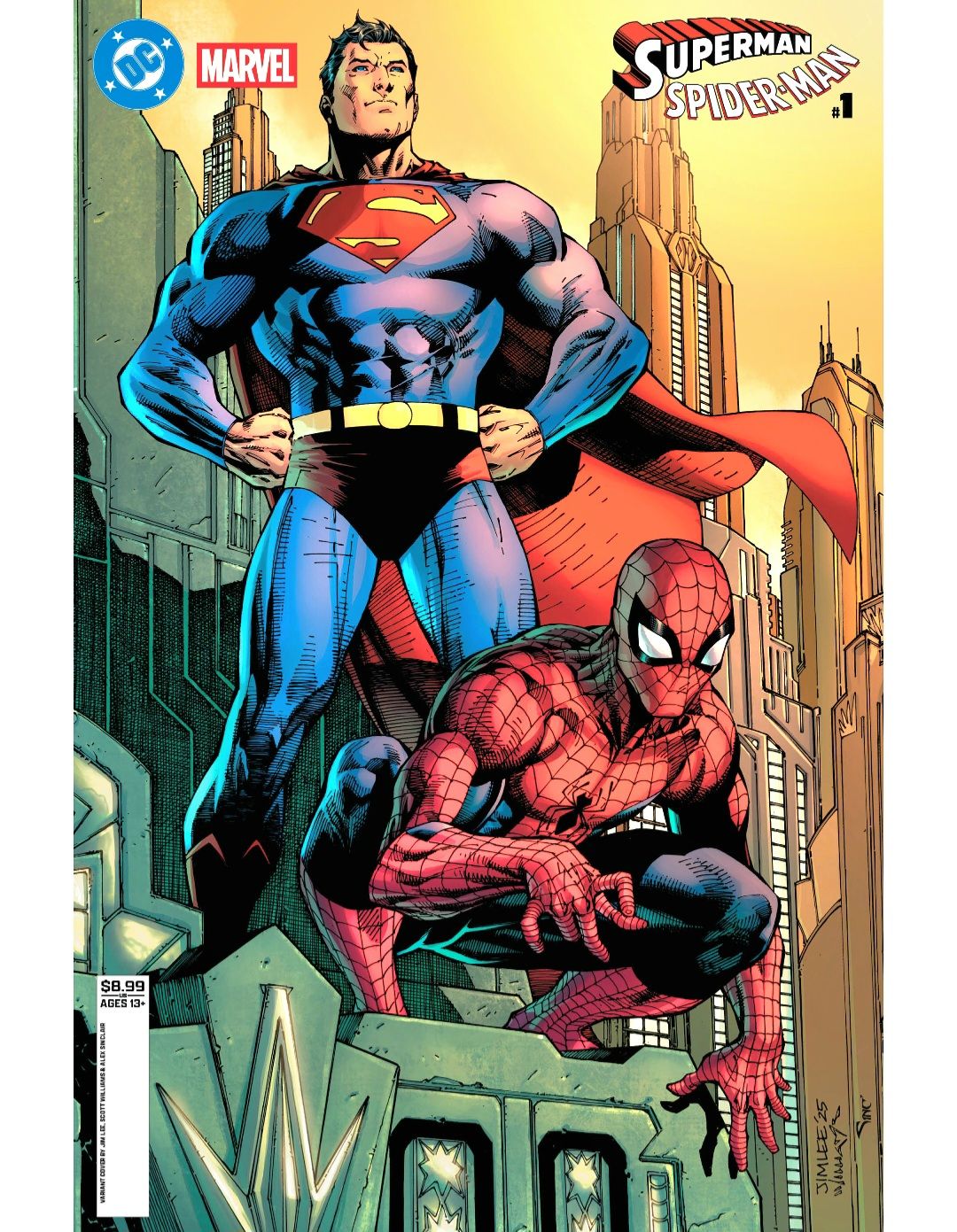 Superman/Spiderman #1 By Jim Lee & Scott Williams