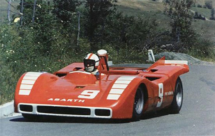 Mugello 1970 Vaccarella in his Abarth 2000 SP.