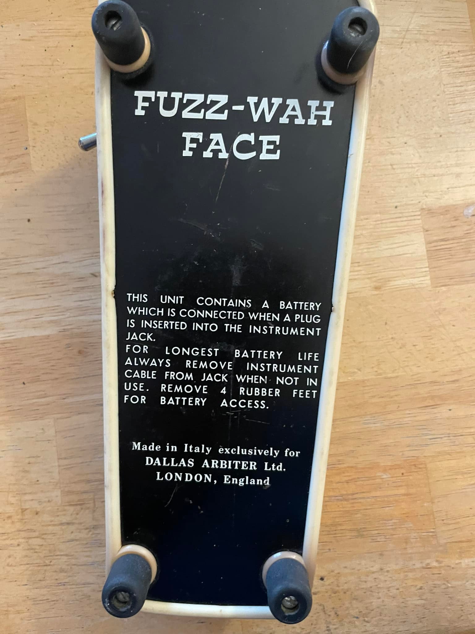 Dallas Arbiter Fuzz Wah Face Pedal Modifications and User Experiences
