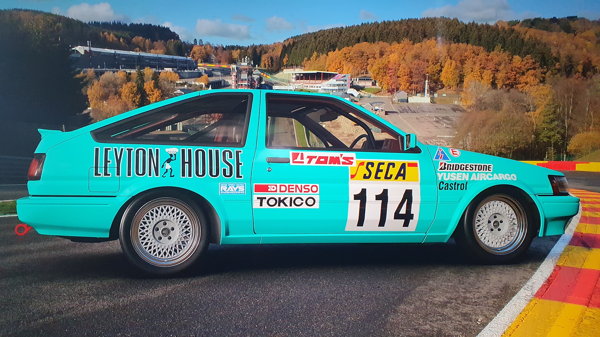 Spa 24 1987, Tom's Toyota all-female squad. 🇯🇵Hideshi Matsuda