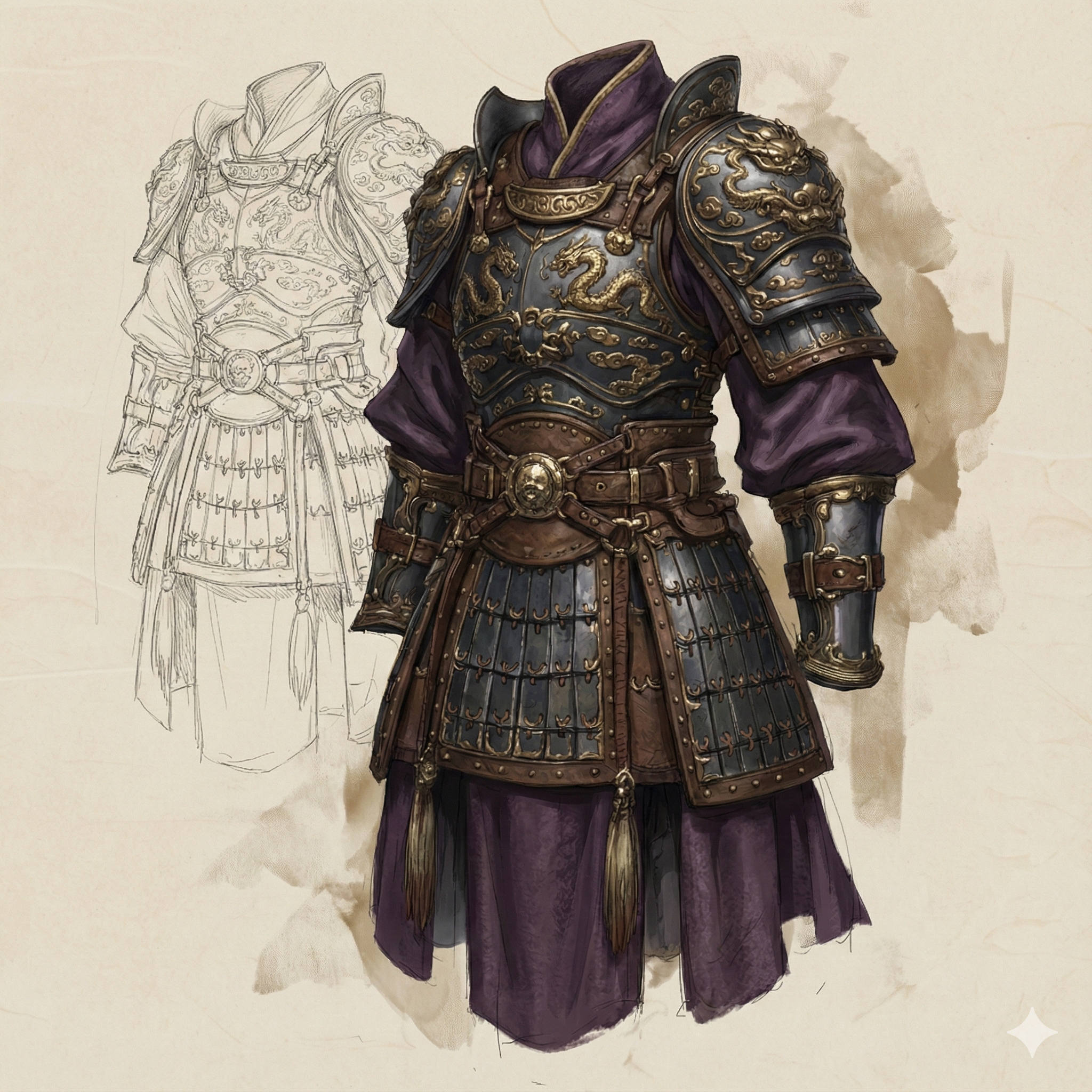Wuxia inspired armor, for any Asia-inspired campaigns ?