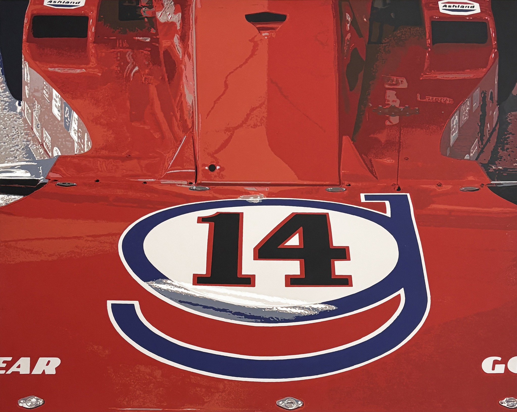 At the Indianapolis 500, Dale Coyne Racing changed the font of