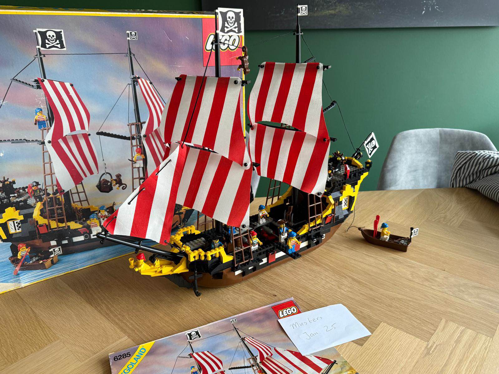 LEGO 6285 Black Seas Barracuda with box and manual for sale** LEGO 