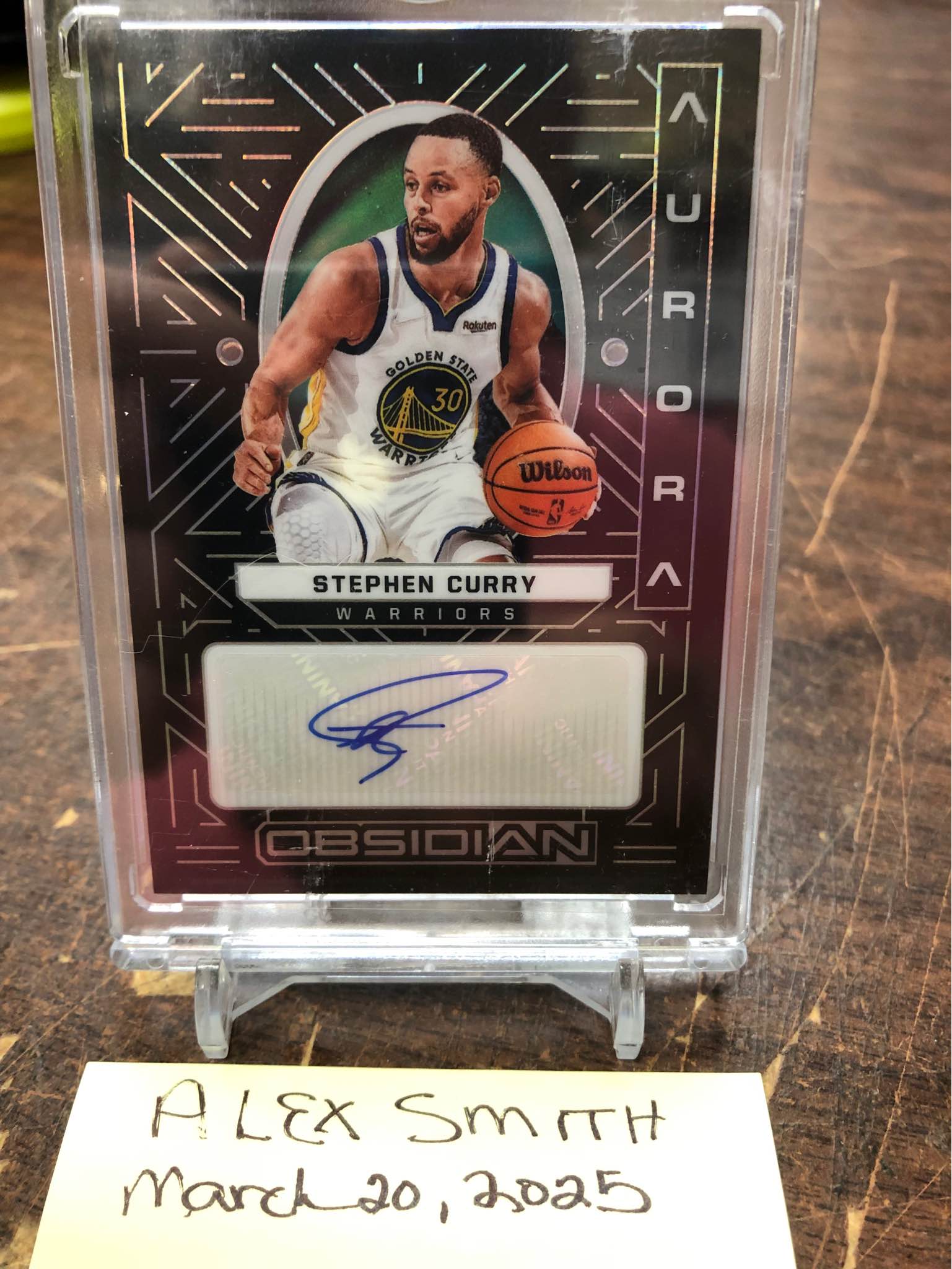 2021-22 Panini Basketball Noi Stephen Curry Sneaker Spotlight /99 