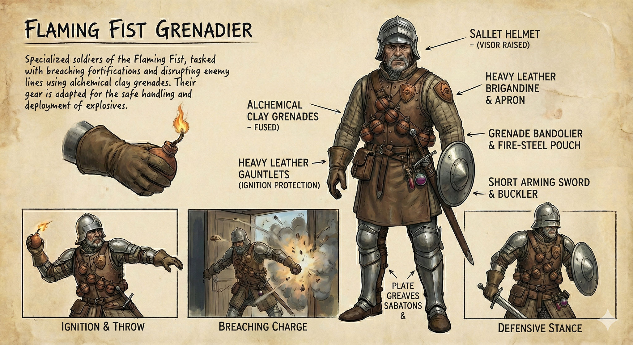 Flaming Fists in Neverwinter campaign