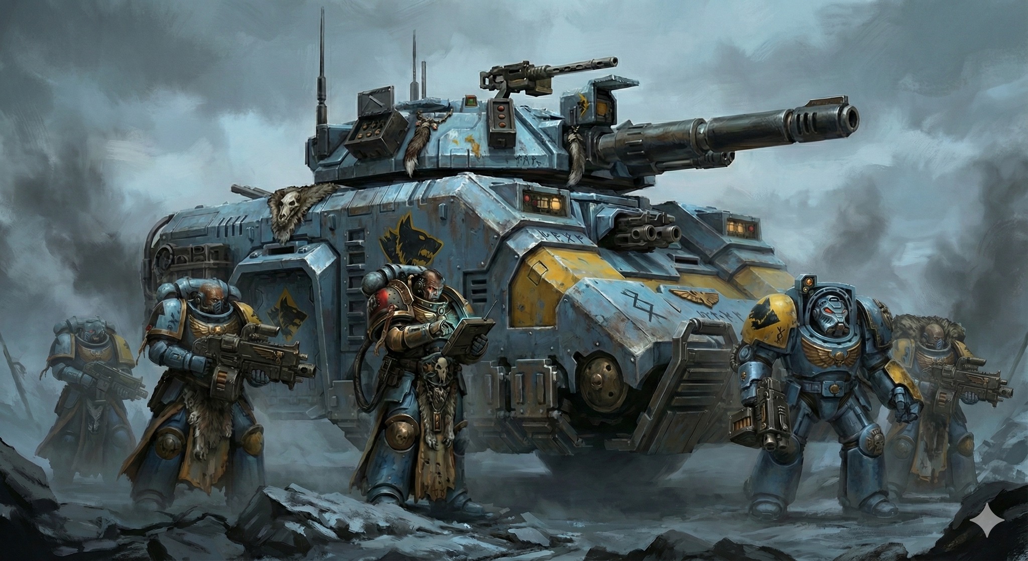 Primaris repulsor tank concept art results