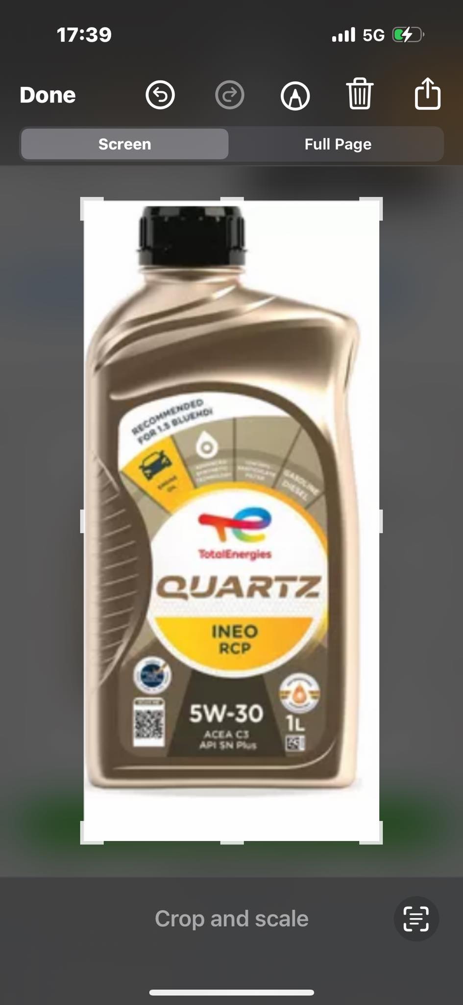 Is TotalEnergies Quartz INEO RCP 5W-30 oil ok for Vauxhall Corsa?