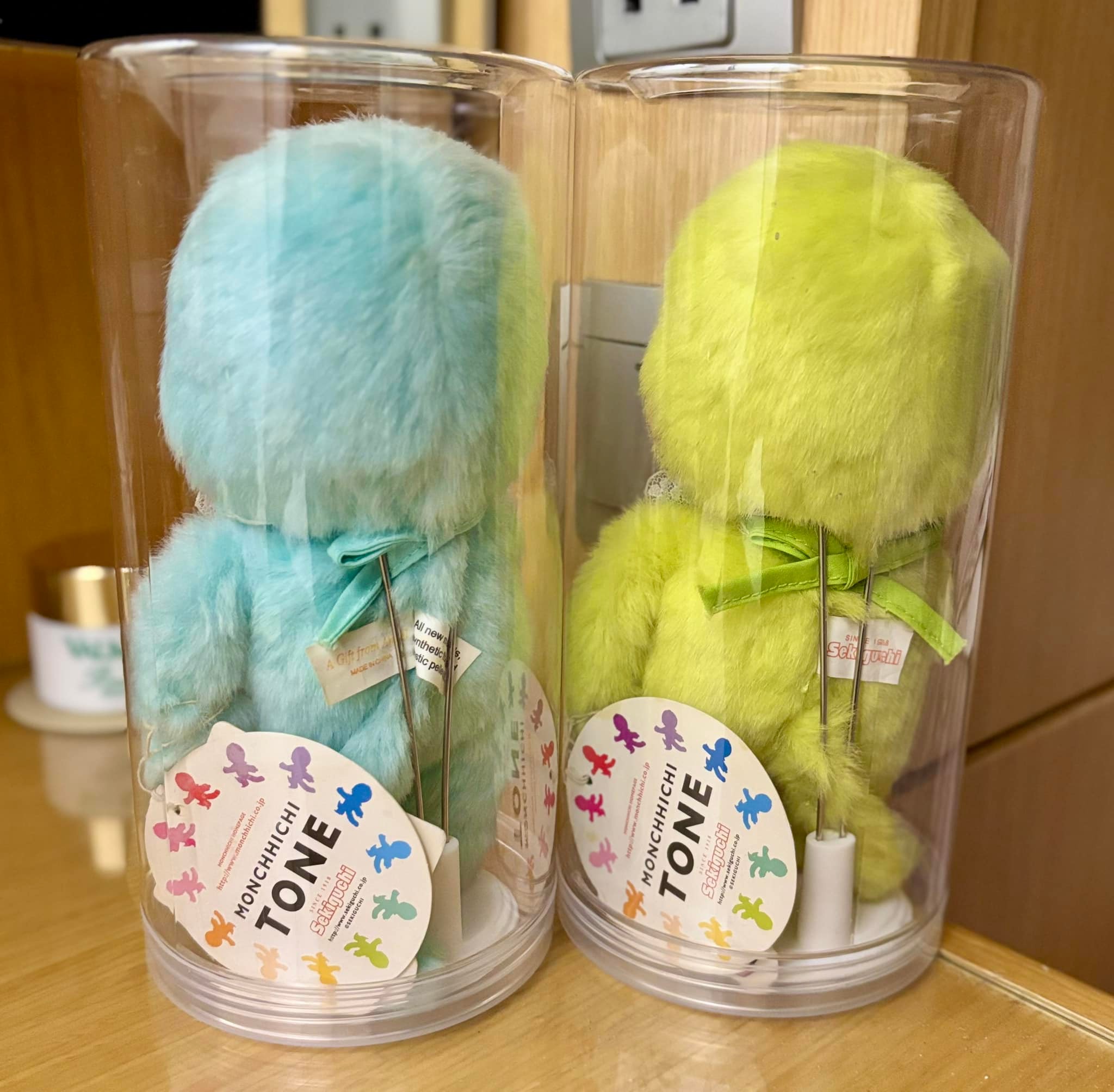 Monchhichi 30周年.月份限定（blue藍色. 綠色）TONE 30th anniversary