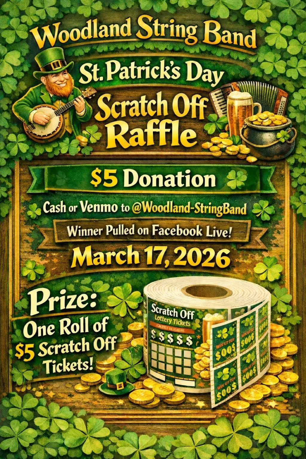 Tom Loomis - Who is feeling lucky? Raffle goes off in St.... | Facebook