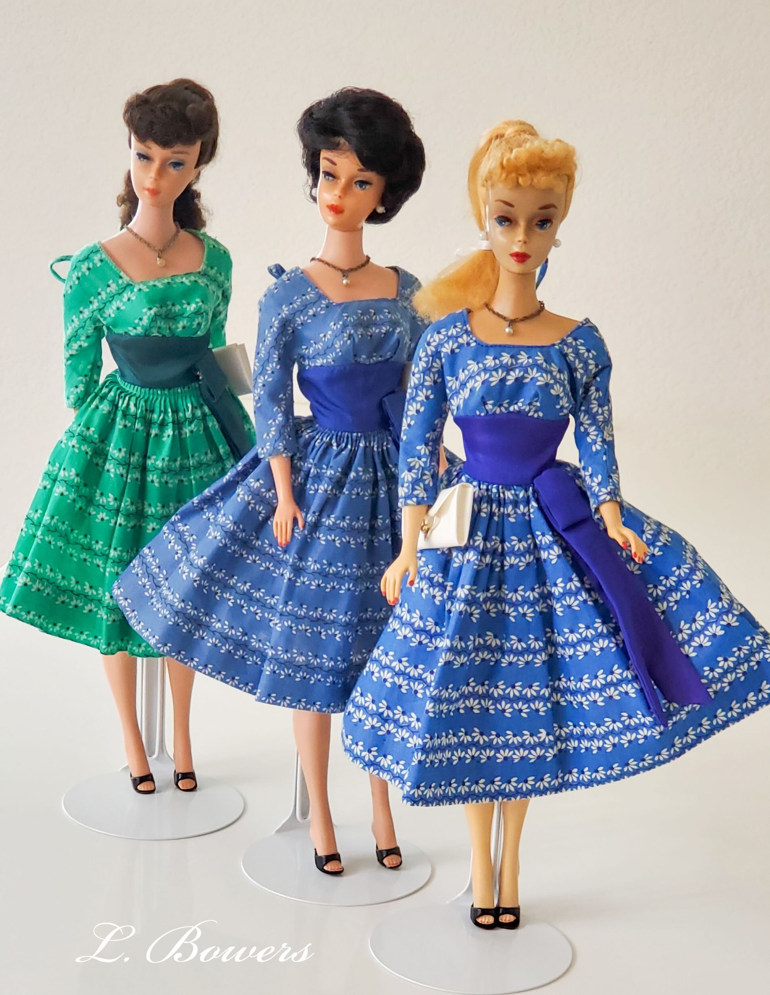 Vintage Barbie Let's Dance and Swingin' Easy fashions from the 1960s