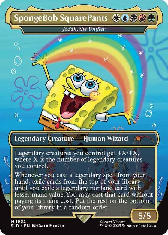 spongebob mtg bonus card Amazon.com: Decks & More Compatible with Squarepants: MTG Secret Lair: Secret Lair x Spongebob Squarepants: Internet Sensation (Foil Edition) Counter target spell. MTG Secret Lair x SpongeBob
