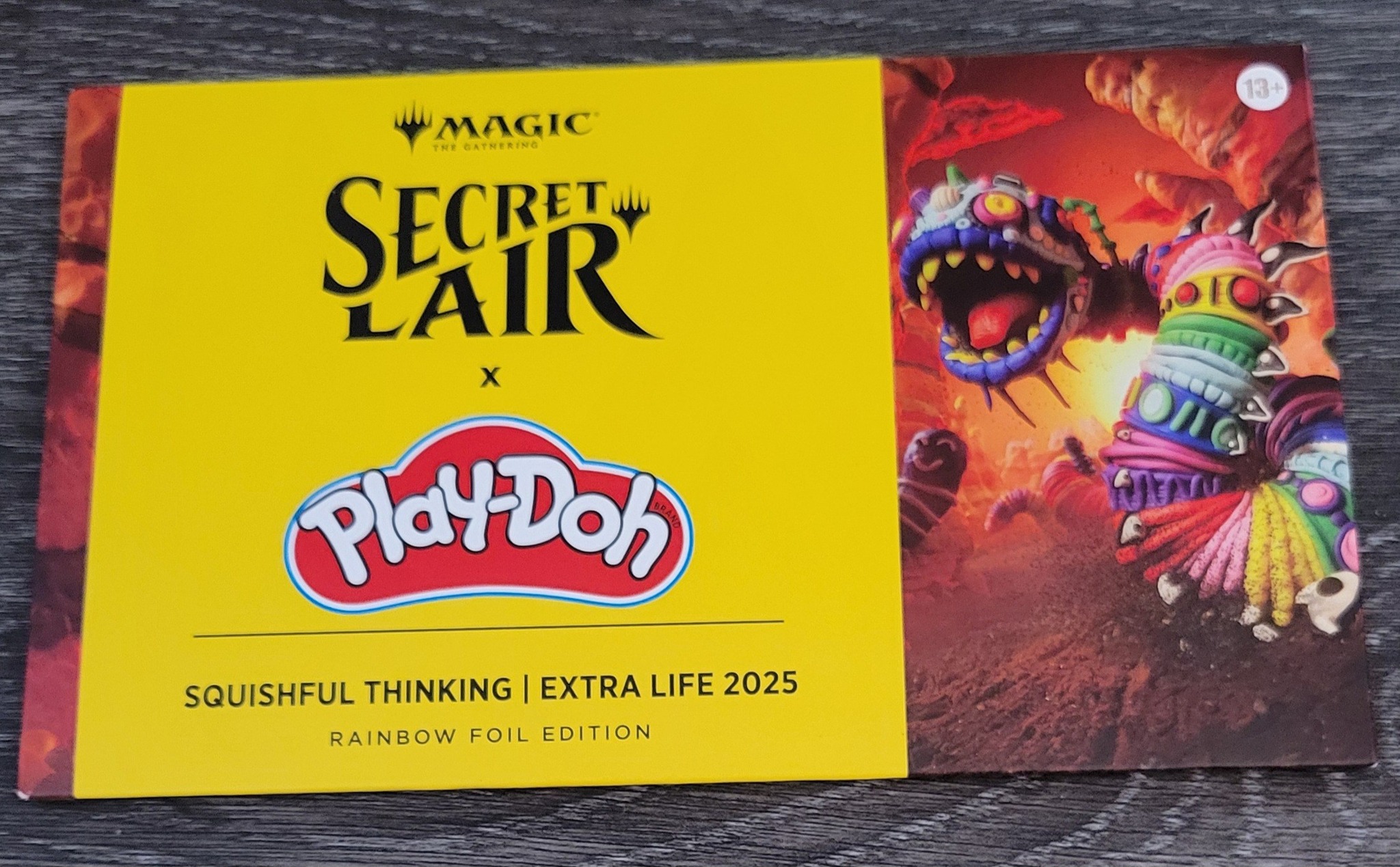 Secret Lair x Play-Doh Rainbow Foil Edition supports sick kids