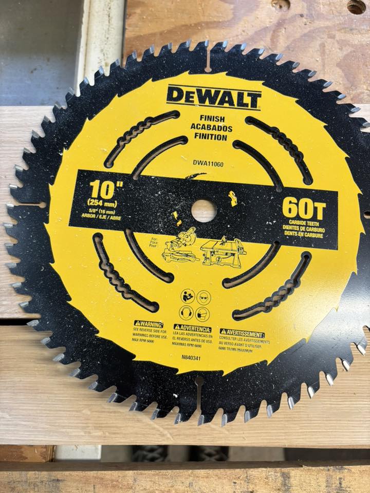 10-Inch 40T & 60T Table Saw Blade Combo Pack – General Purpose Woodworking Blades For Clean Cuts