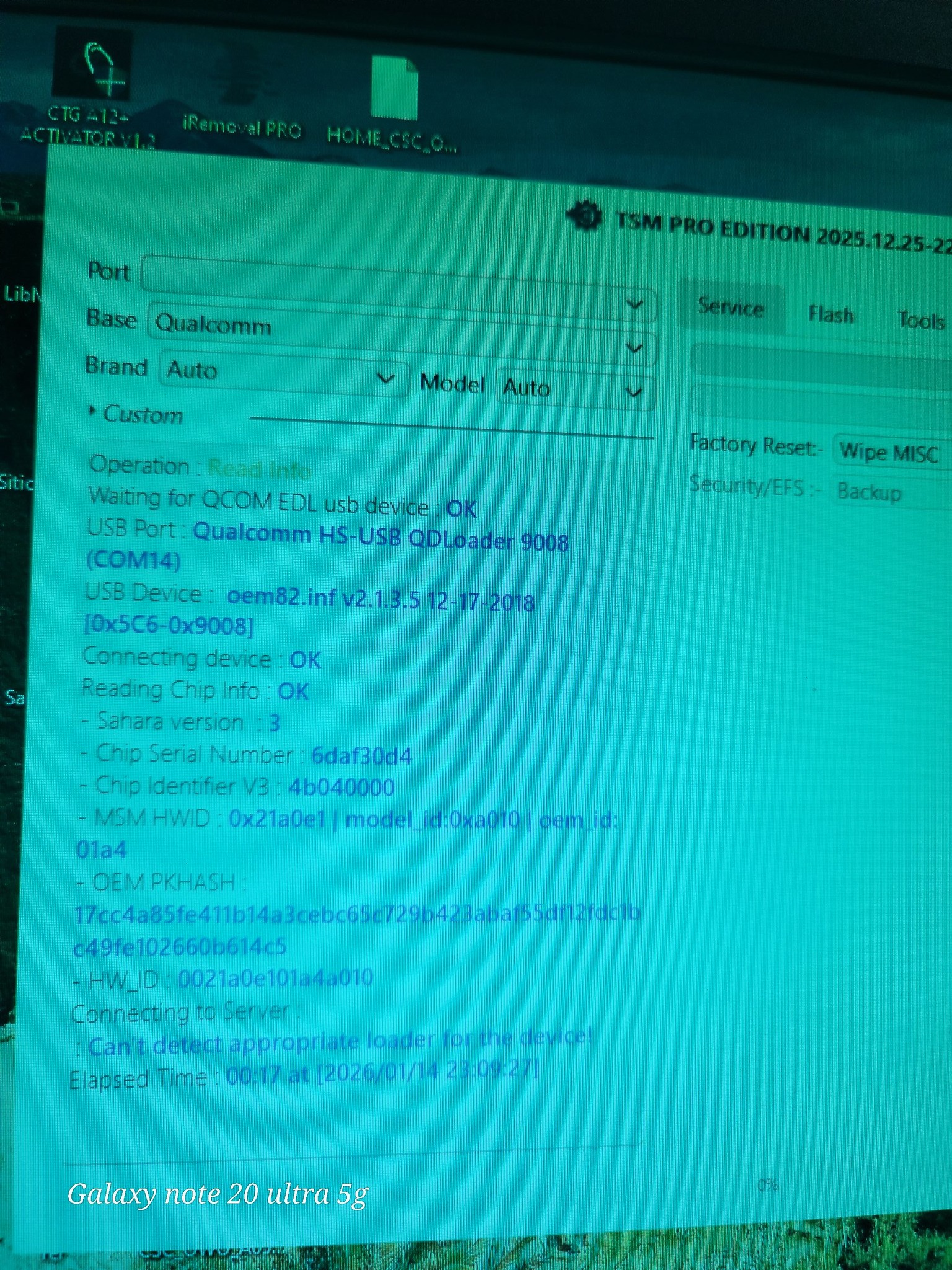 TSM Tool Pro | Error frp honor x7c , alguna idea de porqué da error ...