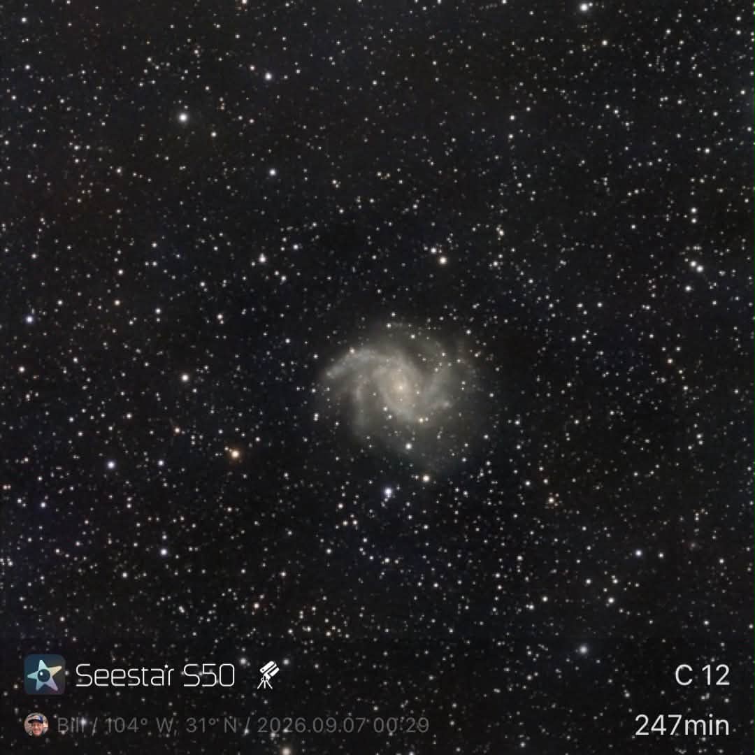 NGC7293 らせん星雲、神の眼星雲 #SeestarS50 #EQモード #4K画質