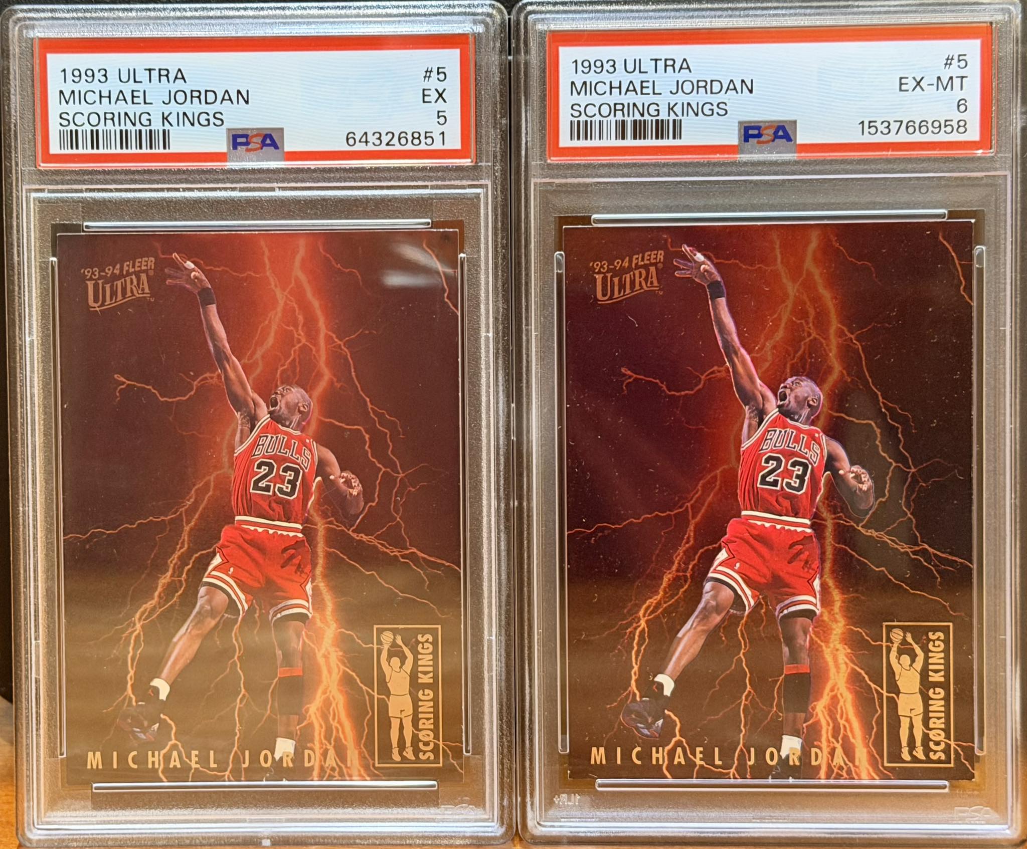 Should I keep or sell two 1993 Ultra Scoring Kings Michael Jordan 