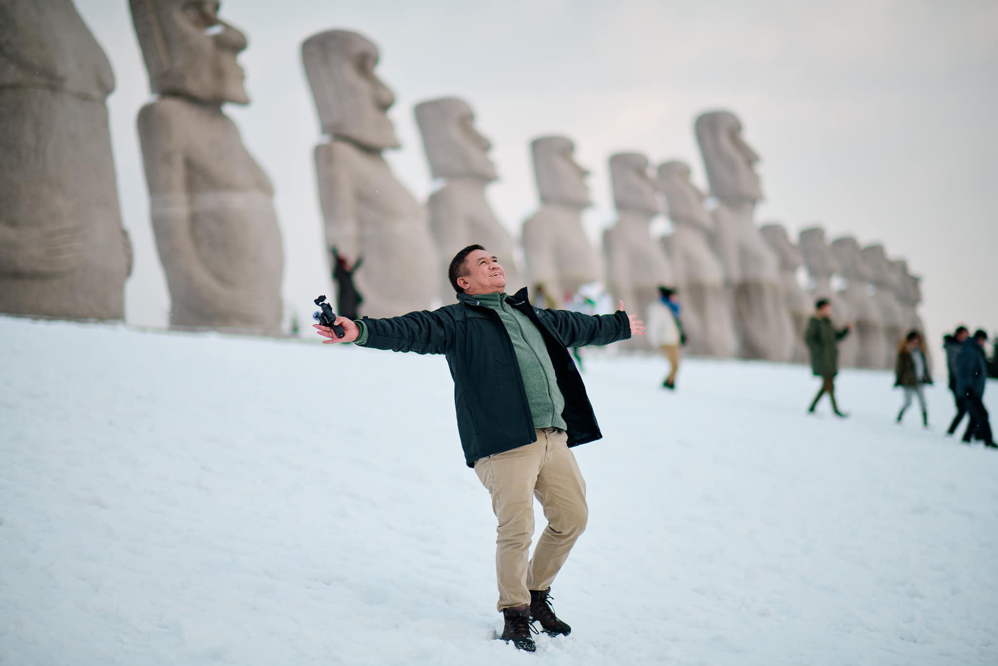 Sunmesse Nichinan's stunning Moai statues in Miyazaki