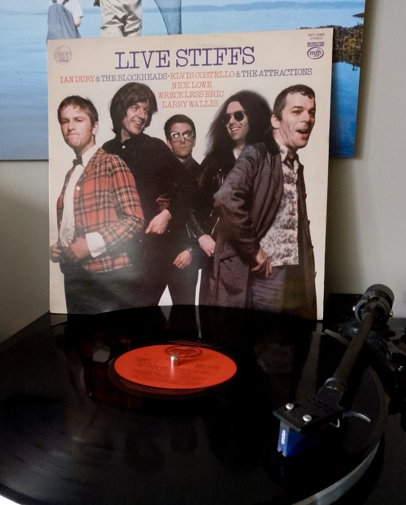 Live Stiffs album featuring Ian Dury and Elvis Costello