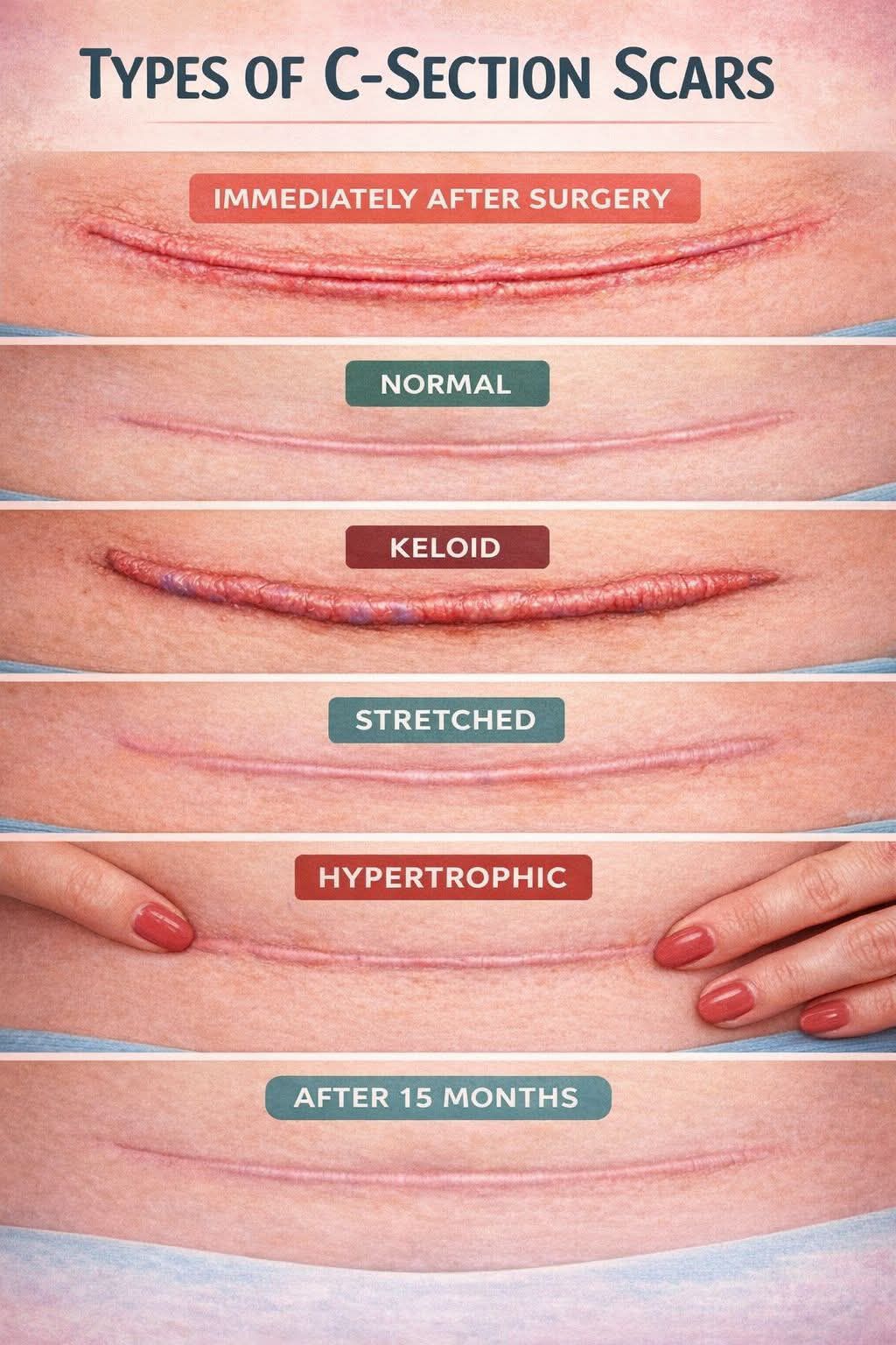 C-section scar healing process explained