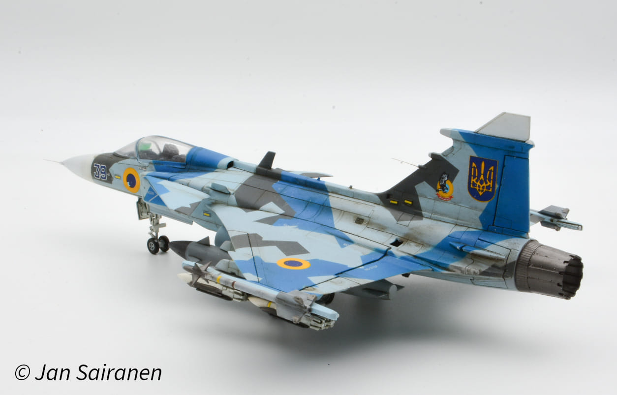 Maquette Italeri 1:72 JAS-39D Gripen Biplace – Saab Gripen Twin Seater, Plastique Haute Précision, Échelle 1/72