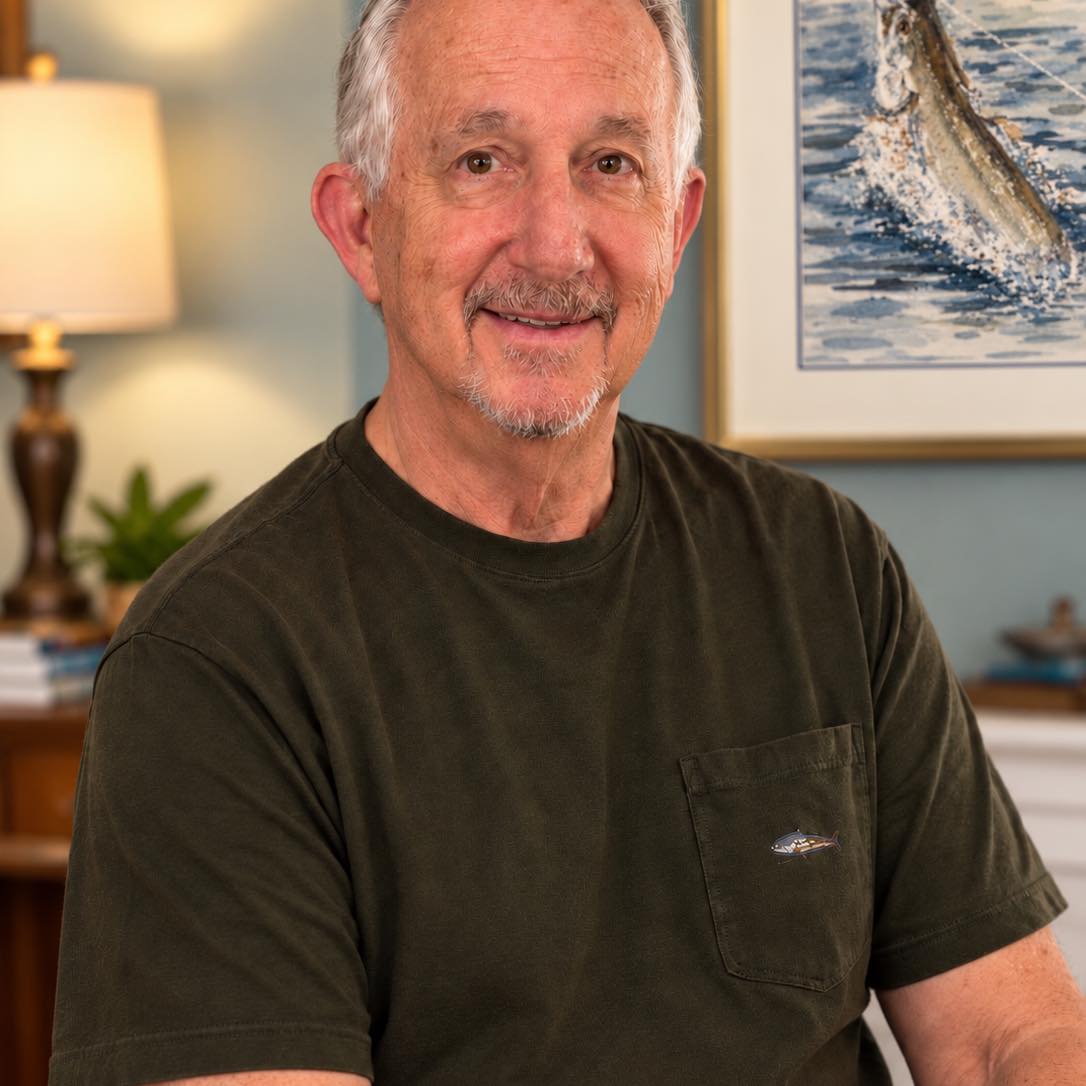 Feeding our pet catfish table scraps this morning | Dan Ferraris